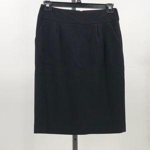 Atelier black skirt back zip sz 4